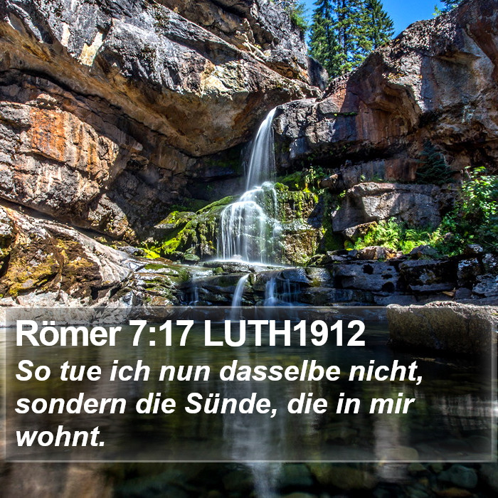 Römer 7:17 LUTH1912 Bible Study