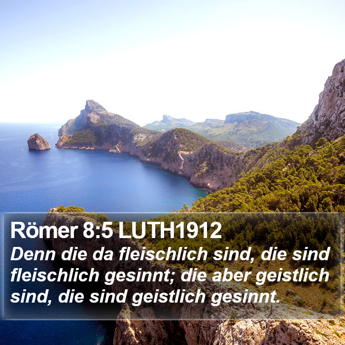Römer 8:5 LUTH1912 Bible Study