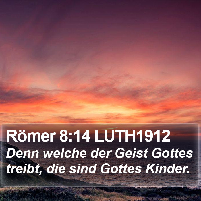 Römer 8:14 LUTH1912 Bible Study
