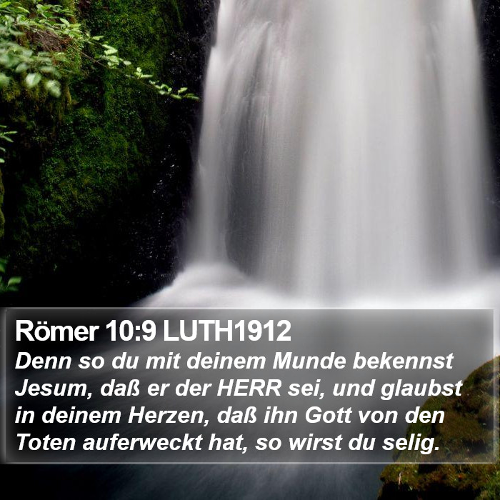 Römer 10:9 LUTH1912 Bible Study