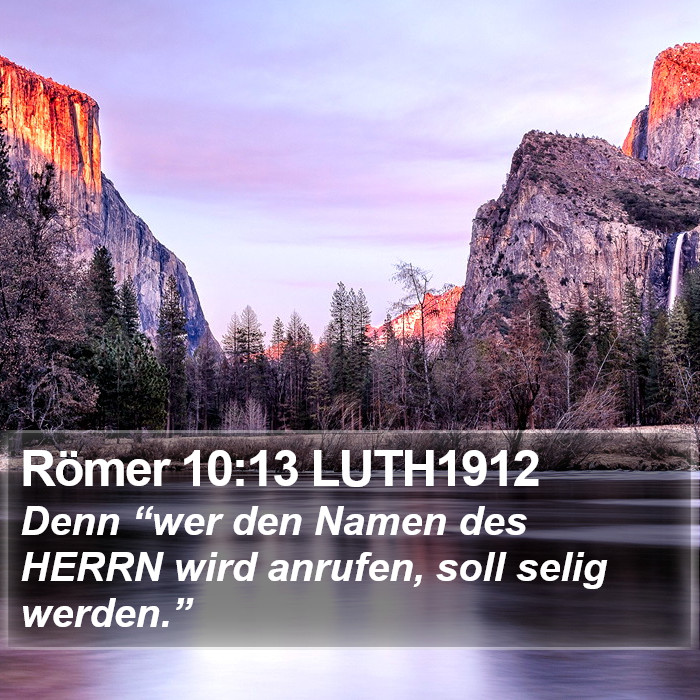 Römer 10:13 LUTH1912 Bible Study