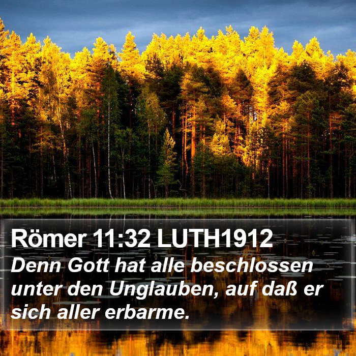 Römer 11:32 LUTH1912 Bible Study