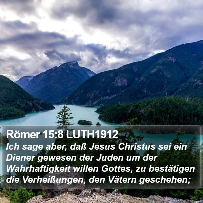 Römer 15:8 LUTH1912 Bible Study