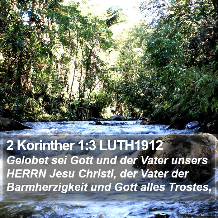 2 Korinther 1:3 LUTH1912 Bible Study