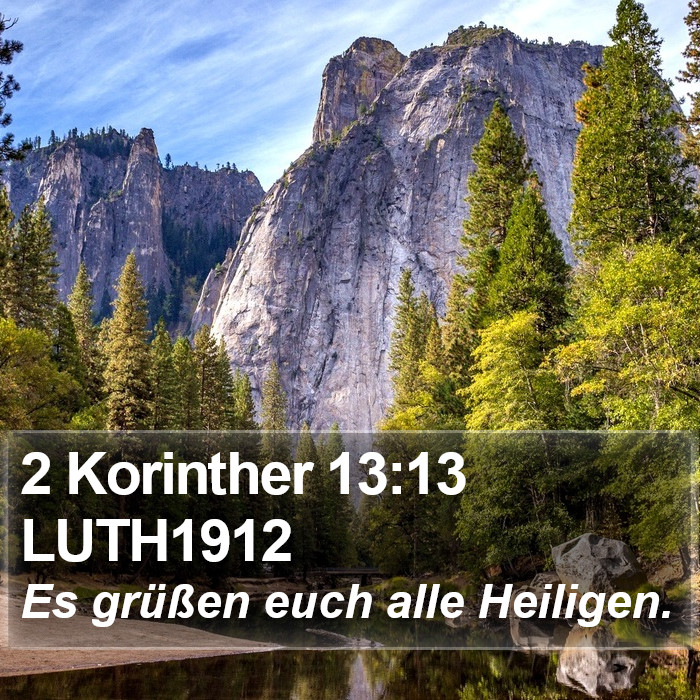 2 Korinther 13:13 LUTH1912 Bible Study