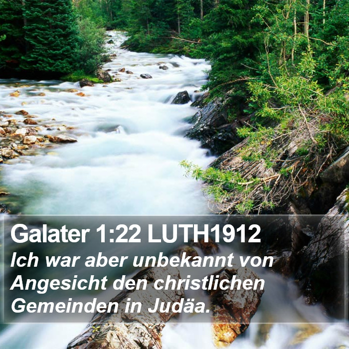 Galater 1:22 LUTH1912 Bible Study