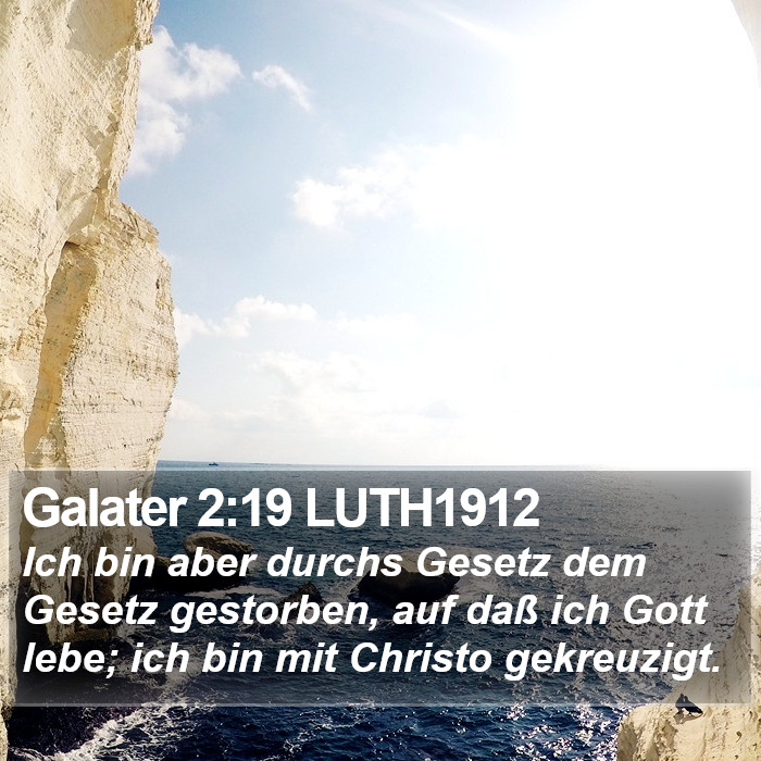 Galater 2:19 LUTH1912 Bible Study
