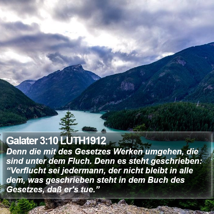 Galater 3:10 LUTH1912 Bible Study