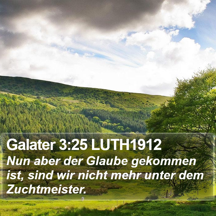 Galater 3:25 LUTH1912 Bible Study