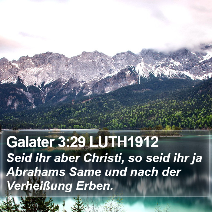 Galater 3:29 LUTH1912 Bible Study