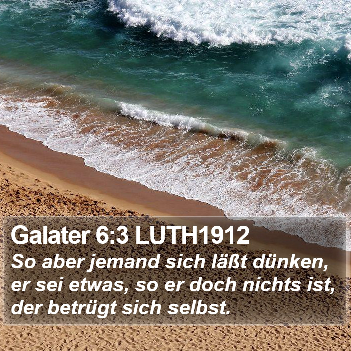 Galater 6:3 LUTH1912 Bible Study