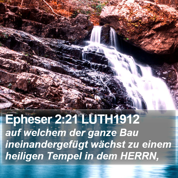 Epheser 2:21 LUTH1912 Bible Study