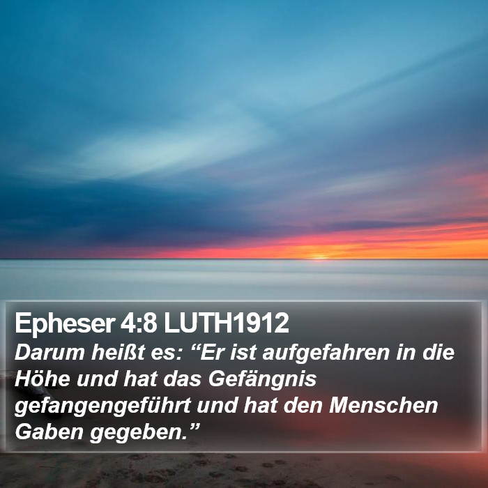 Epheser 4:8 LUTH1912 Bible Study
