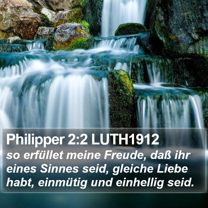 Philipper 2:2 LUTH1912 Bible Study