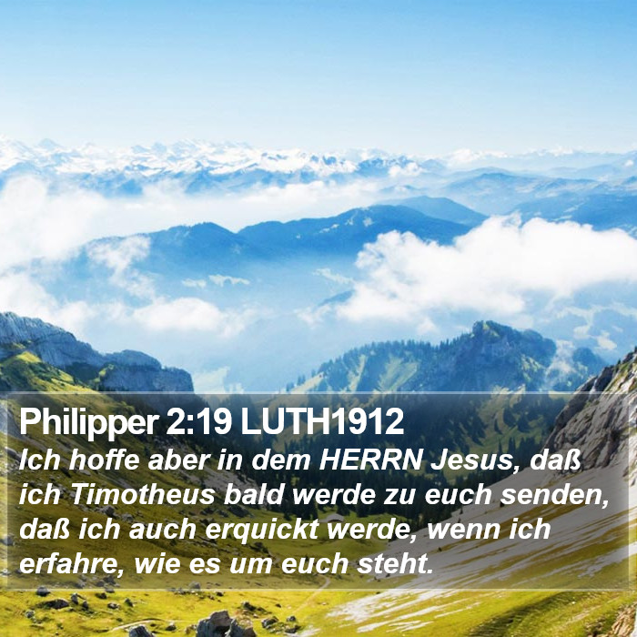 Philipper 2:19 LUTH1912 Bible Study