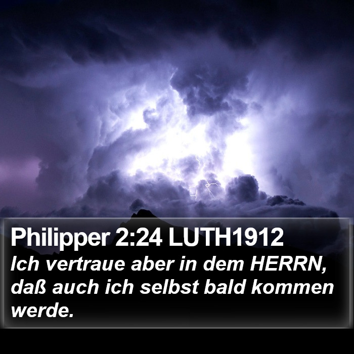 Philipper 2:24 LUTH1912 Bible Study