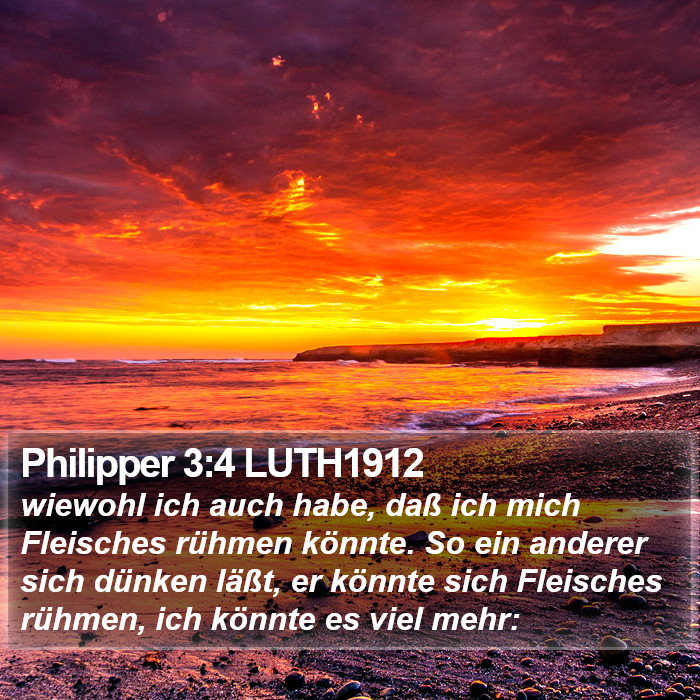 Philipper 3:4 LUTH1912 Bible Study