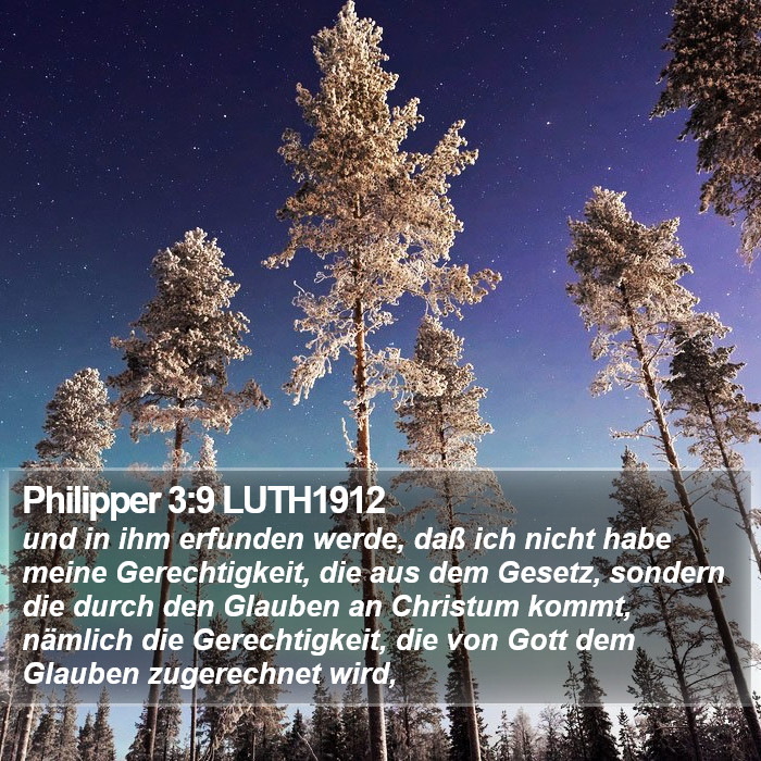 Philipper 3:9 LUTH1912 Bible Study