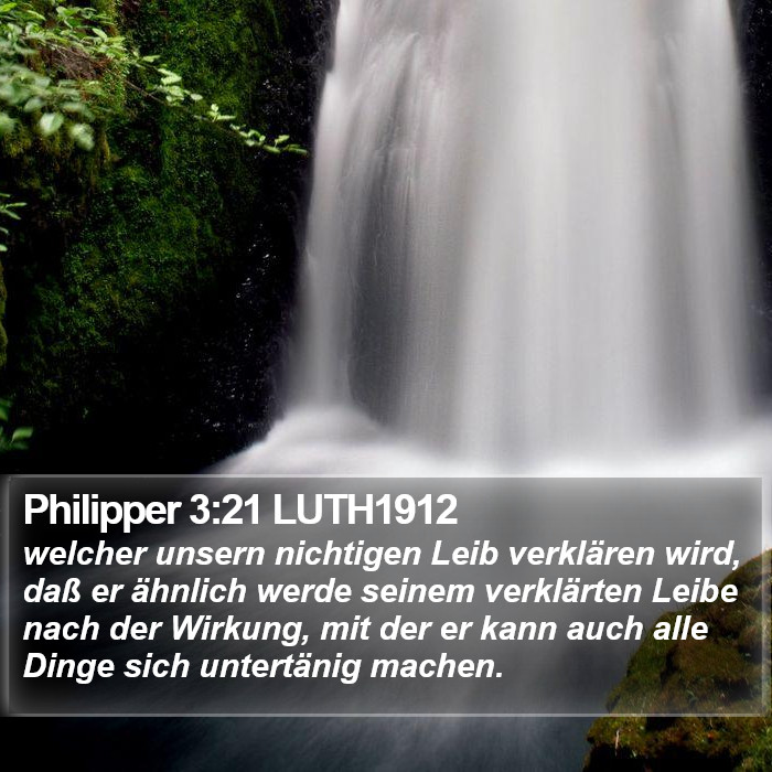 Philipper 3:21 LUTH1912 Bible Study