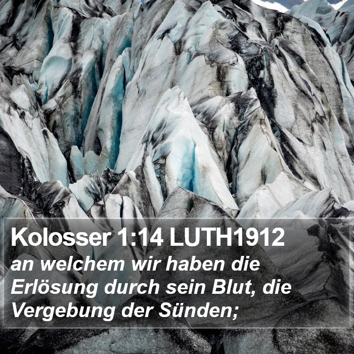 Kolosser 1:14 LUTH1912 Bible Study