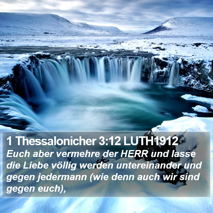 1 Thessalonicher 3:12 LUTH1912 Bible Study