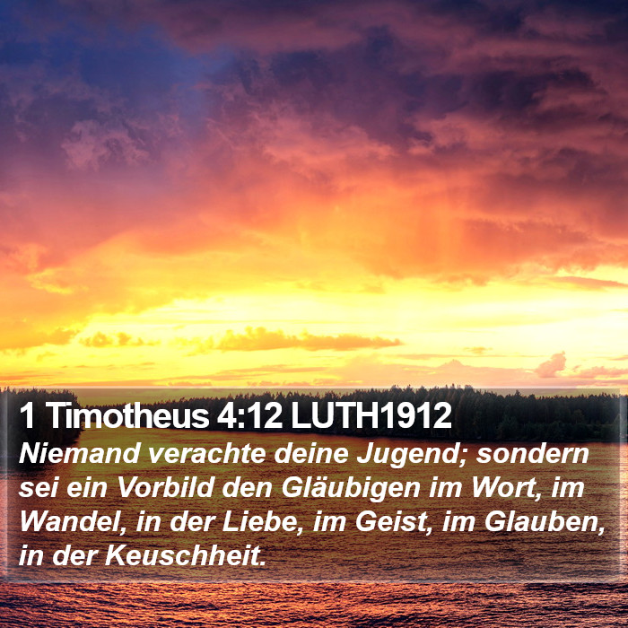 1 Timotheus 4:12 LUTH1912 Bible Study