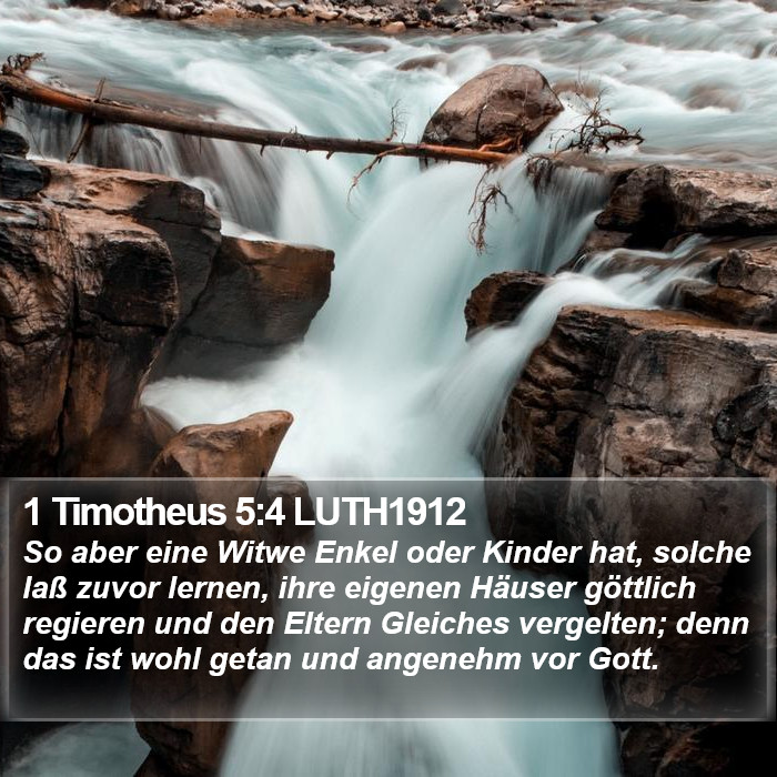 1 Timotheus 5:4 LUTH1912 Bible Study