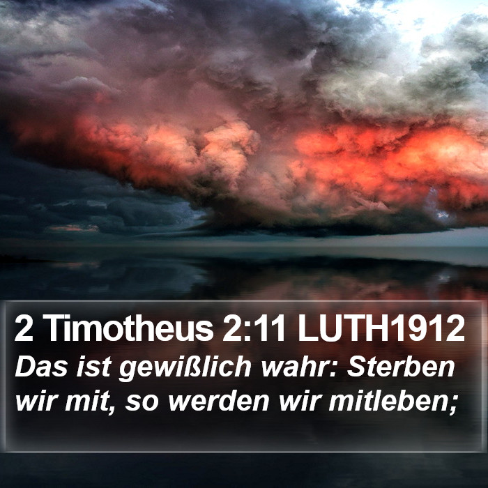 2 Timotheus 2:11 LUTH1912 Bible Study