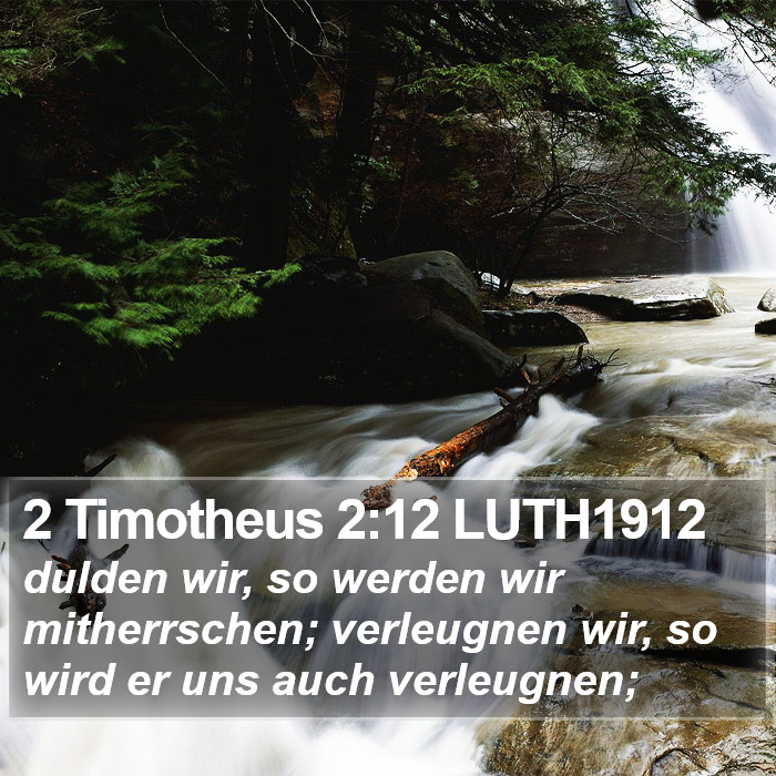 2 Timotheus 2:12 LUTH1912 Bible Study