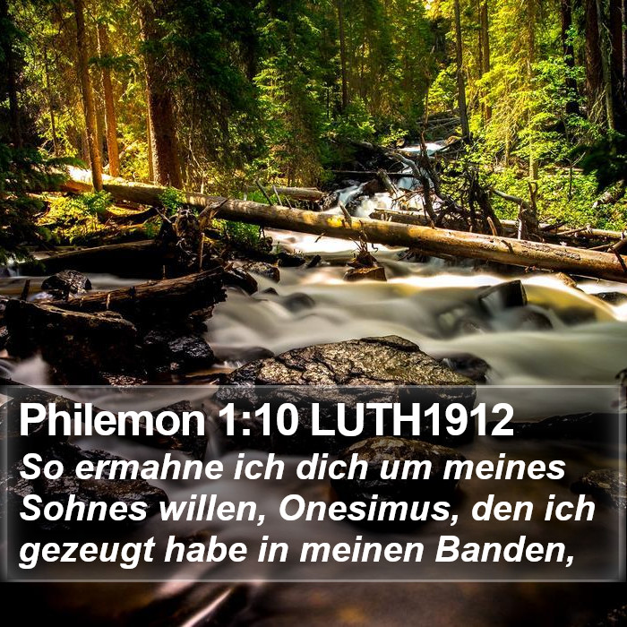 Philemon 1:10 LUTH1912 Bible Study