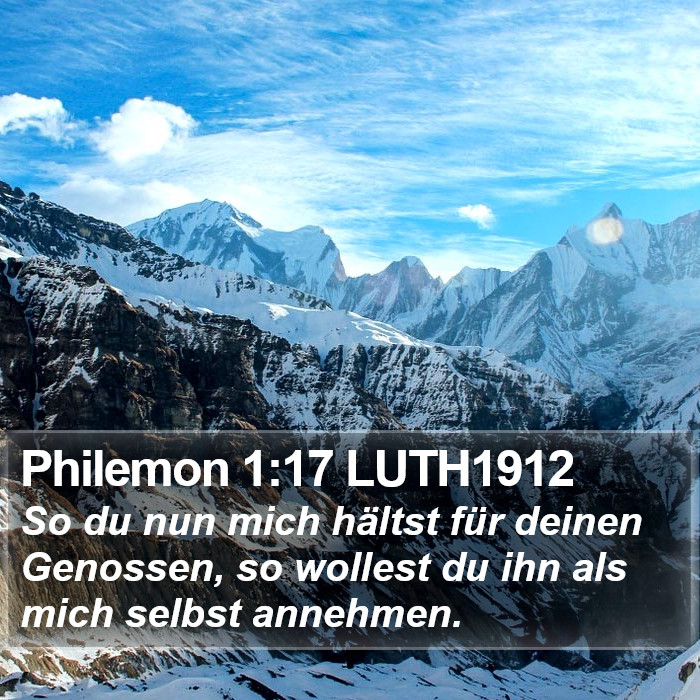 Philemon 1:17 LUTH1912 Bible Study