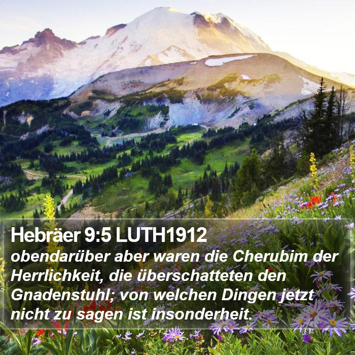 Hebräer 9:5 LUTH1912 Bible Study