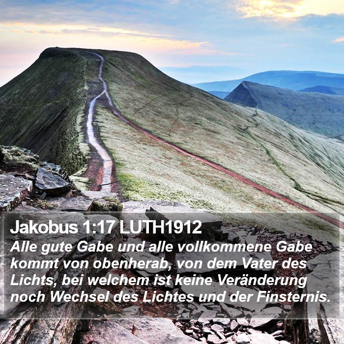 Jakobus 1:17 LUTH1912 Bible Study