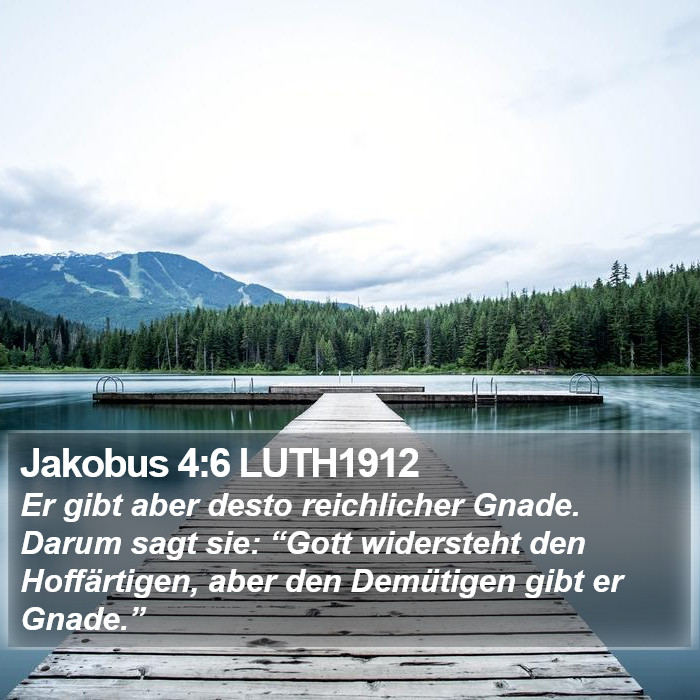 Jakobus 4:6 LUTH1912 Bible Study