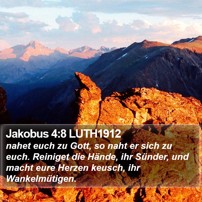 Jakobus 4:8 LUTH1912 Bible Study
