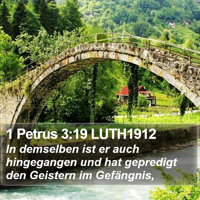 1 Petrus 3:19 LUTH1912 Bible Study