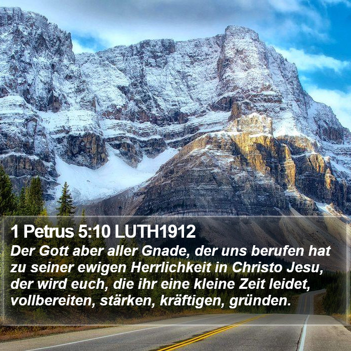 1 Petrus 5:10 LUTH1912 Bible Study