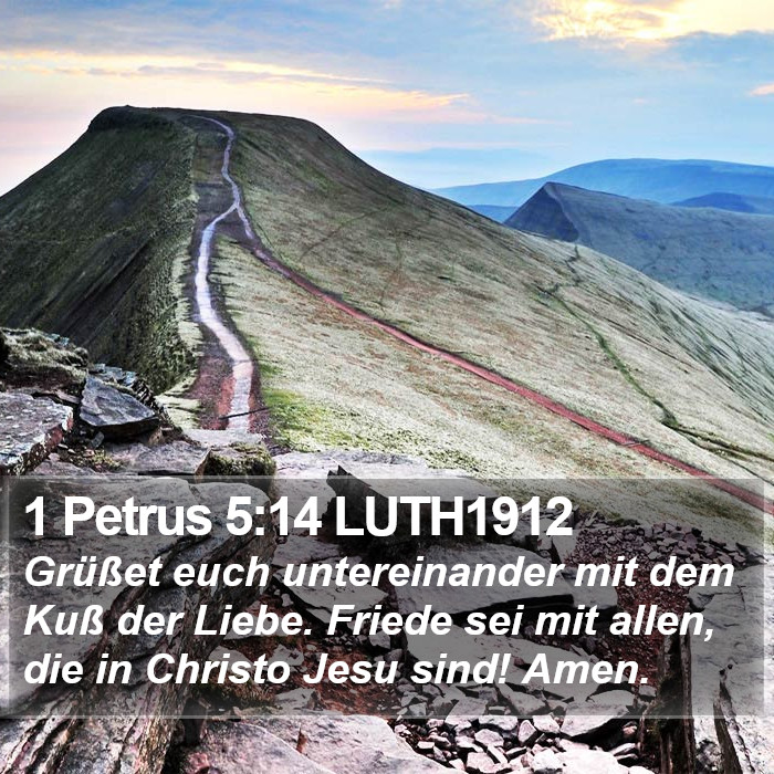 1 Petrus 5:14 LUTH1912 Bible Study