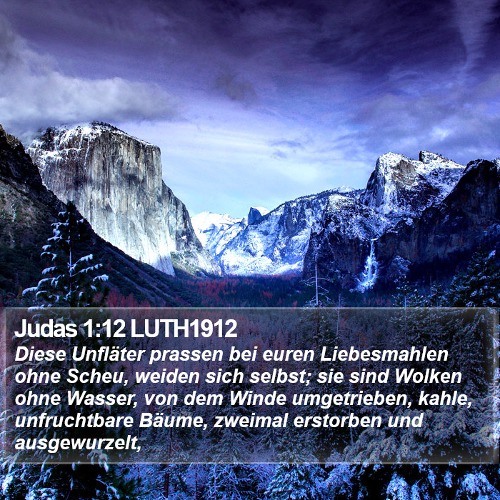 Judas 1:12 LUTH1912 Bible Study