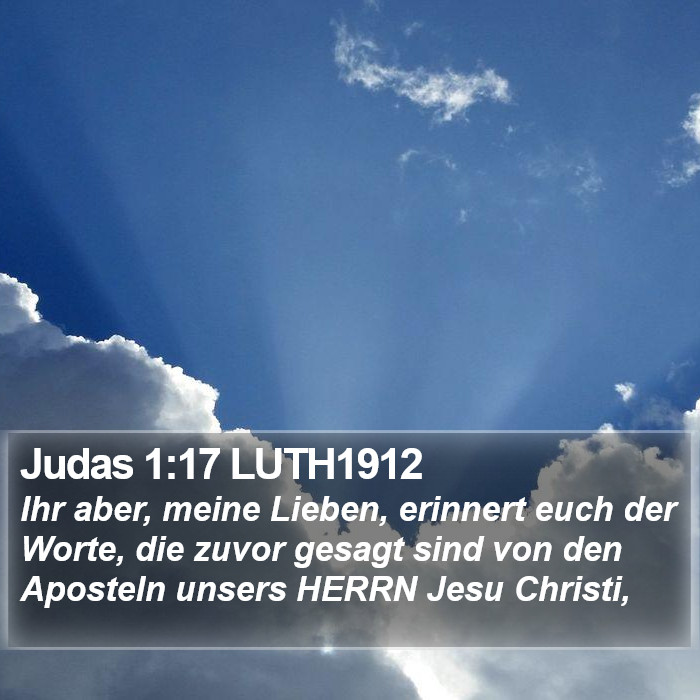 Judas 1:17 LUTH1912 Bible Study