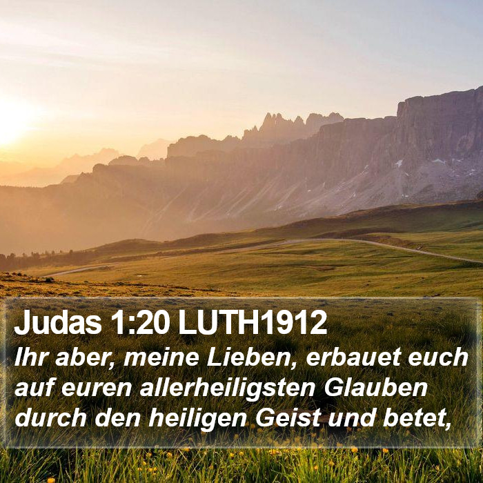 Judas 1:20 LUTH1912 Bible Study