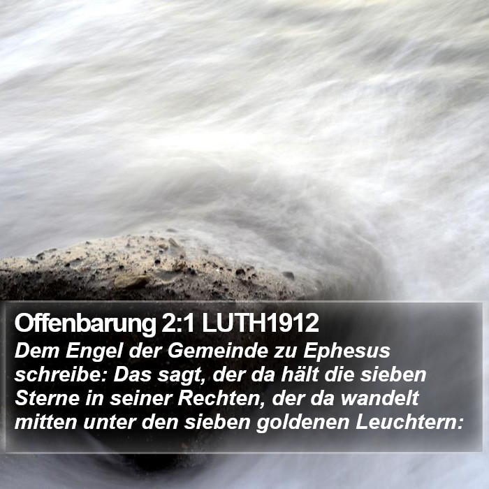 Offenbarung 2:1 LUTH1912 Bible Study