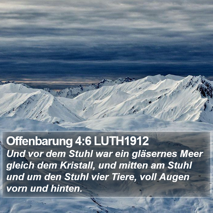 Offenbarung 4:6 LUTH1912 Bible Study