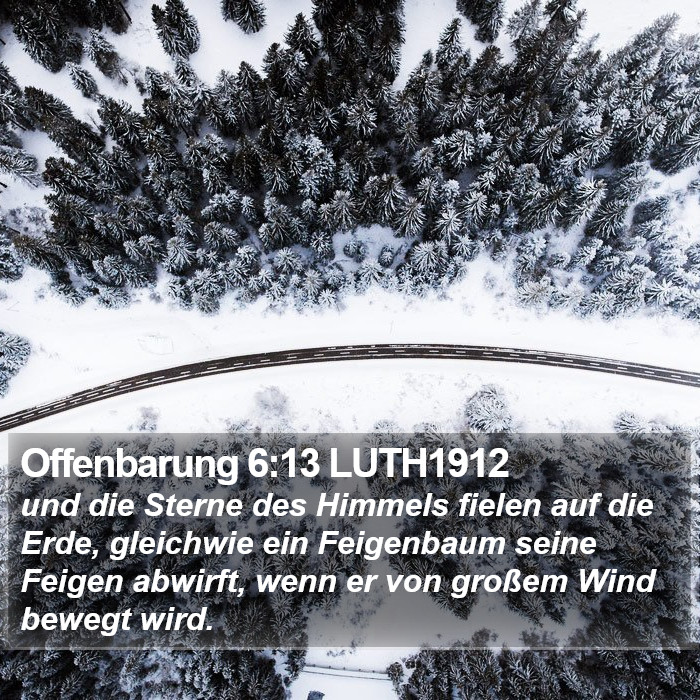 Offenbarung 6:13 LUTH1912 Bible Study