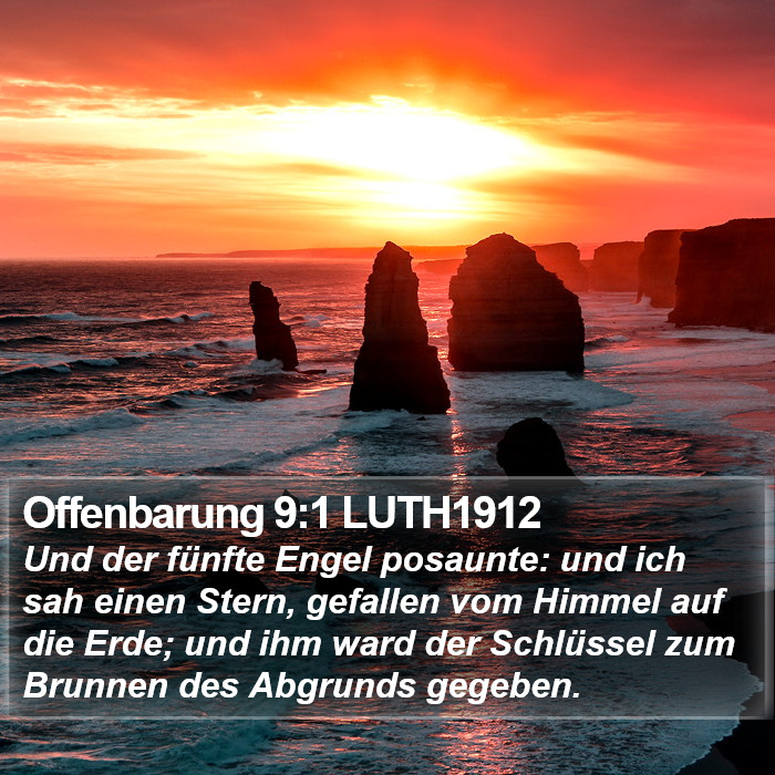 Offenbarung 9:1 LUTH1912 Bible Study