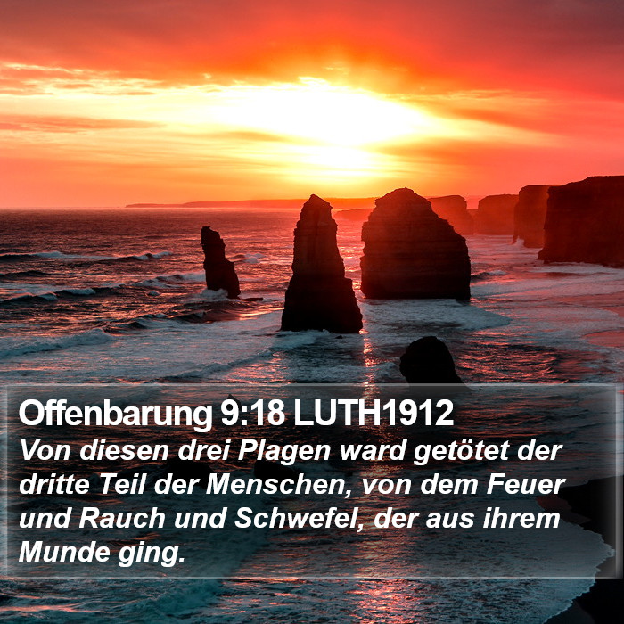 Offenbarung 9:18 LUTH1912 Bible Study