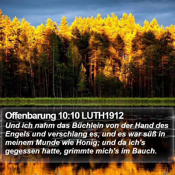 Offenbarung 10:10 LUTH1912 Bible Study