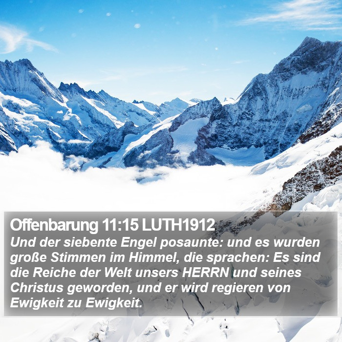 Offenbarung 11:15 LUTH1912 Bible Study