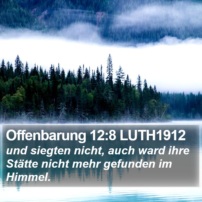 Offenbarung 12:8 LUTH1912 Bible Study