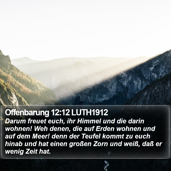 Offenbarung 12:12 LUTH1912 Bible Study